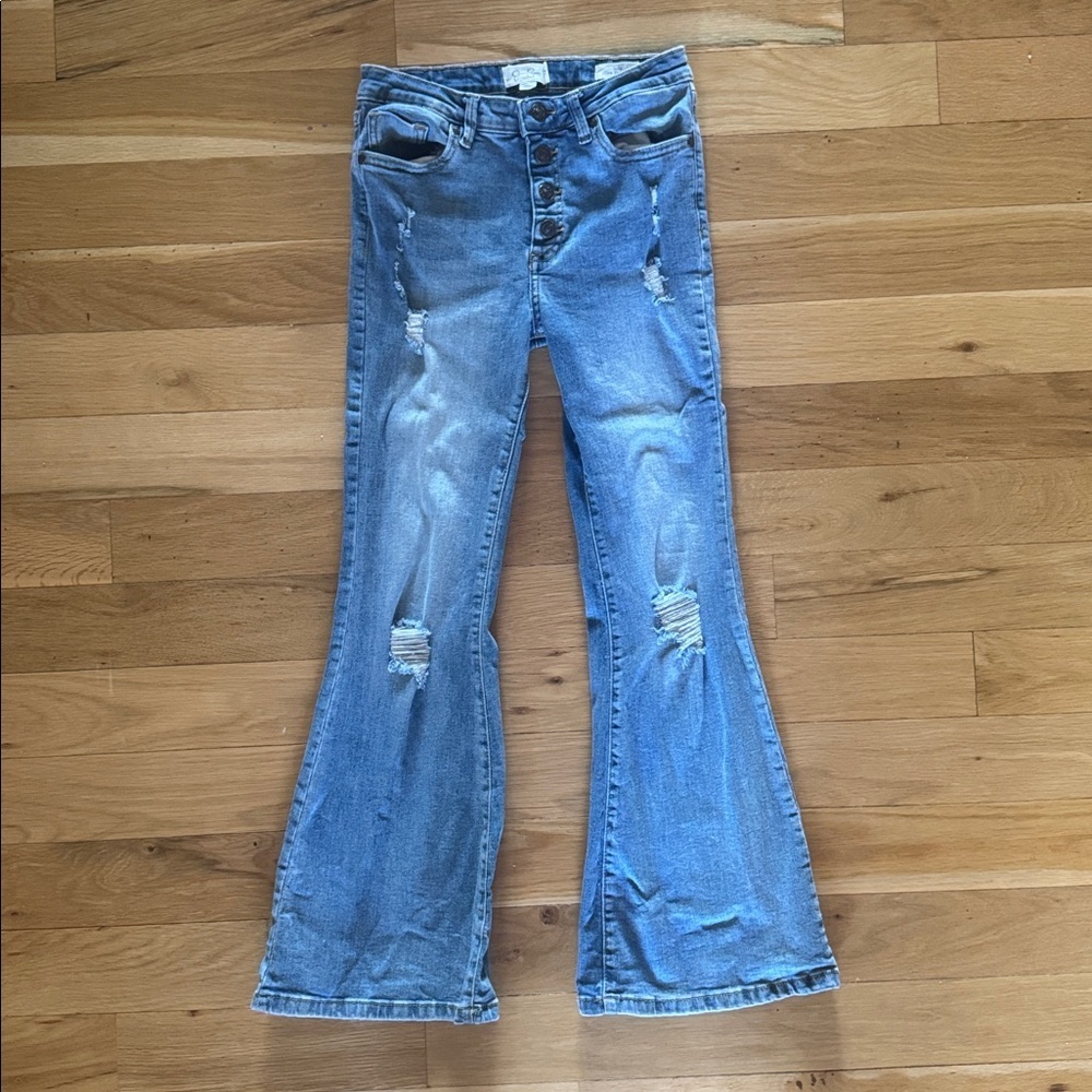 Jessica Simpson lulu ultra flare jeans Girls 14